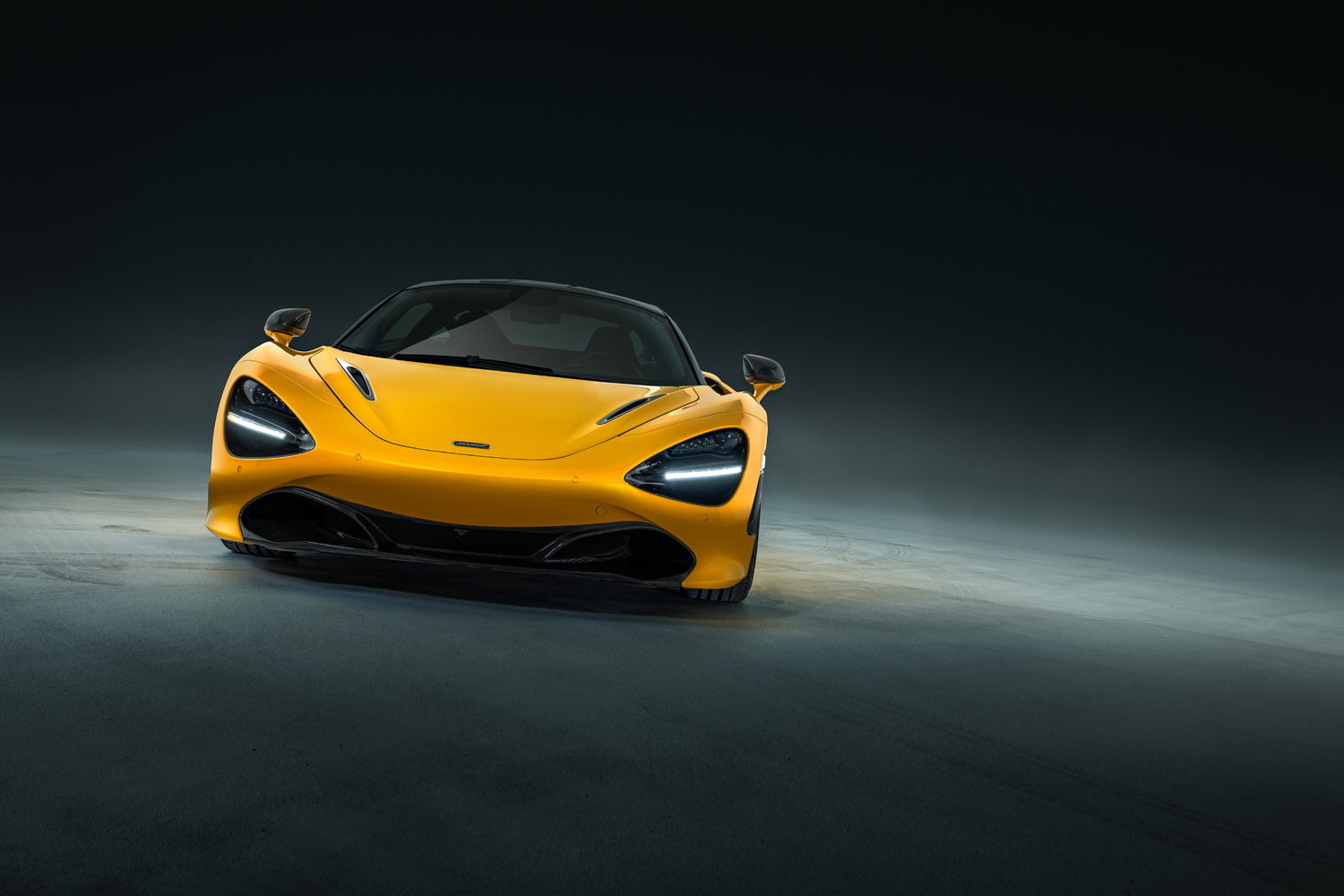 Ein futuristischer Anblick. Die Front des McLaren 720s.