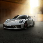 Car Photographer phPics captured the Porsche 911 GT3 RS in chalk.